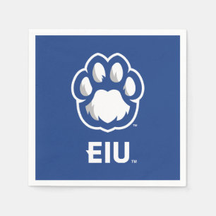 Eastern Illinois Panthers Paw Print & EIU Servet