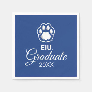 Eastern Illinois Panthers Paw Print & EIU Servet