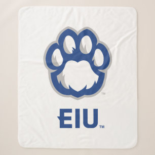Eastern Illinois Panthers Paw Print & EIU Sherpa Deken