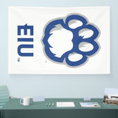 Eastern Illinois Panthers Paw Print & EIU Spandoek (Beurs)