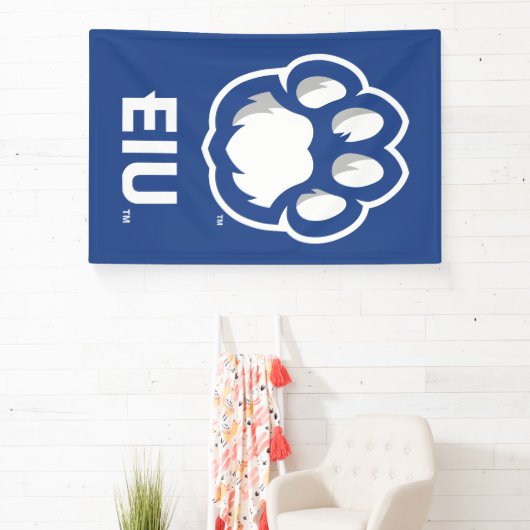 Eastern Illinois Panthers Paw Print & EIU Spandoek (Insitu)