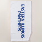 Eastern Illinois Panthers Tekst Logo Strandlaken (Voorkant)