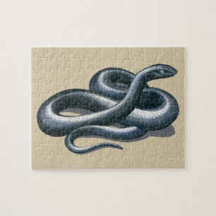 Eastern Indigo Snake Jigzaag Puzzle Legpuzzel