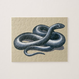 Eastern Indigo Snake Jigzaag Puzzle Legpuzzel