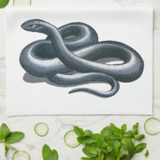 Eastern Indigo Snake Kitchen Towel Theedoek