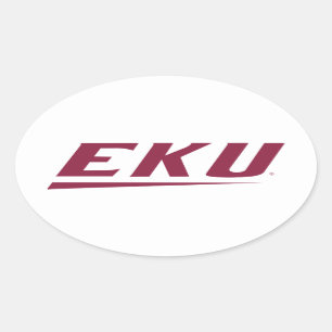 Eastern Kentucky University   EKU Ovale Sticker