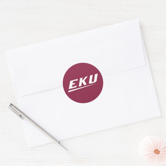 Eastern Kentucky University | EKU Ronde Sticker (Envelop)