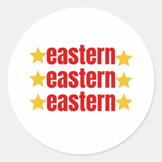 Eastern Kentucky University Ronde Sticker (Voorkant)