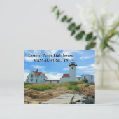 Eastern Point Lighthouse, Massachusetts Briefkaart (Staand voorkant)