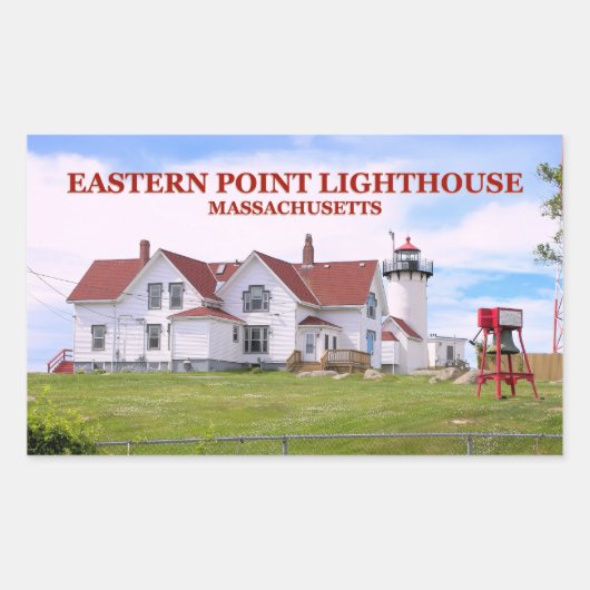Eastern Point Lighthouse, Massachusetts Sticker (Voorkant)