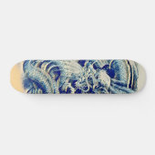 Eastern Samurai Wave Dragon Custom Pro Board Skateboard (Horizontaal)