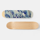 Eastern Samurai Wave Dragon Custom Pro Board Skateboard (Horizontaal)