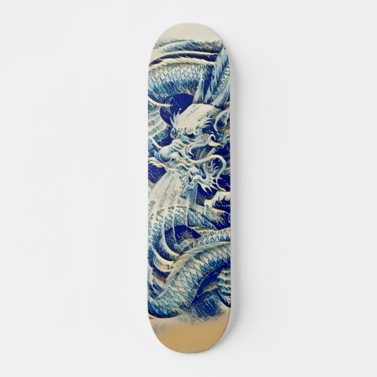 Eastern Samurai Wave Dragon Custom Pro Board Skateboard (Voorkant)
