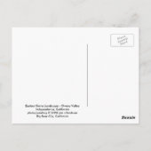 Eastern Sierra Landscape - Owens Valley Briefkaart (Achterkant)