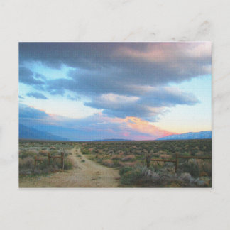 Eastern Sierra Landscape - Owens Valley Briefkaart