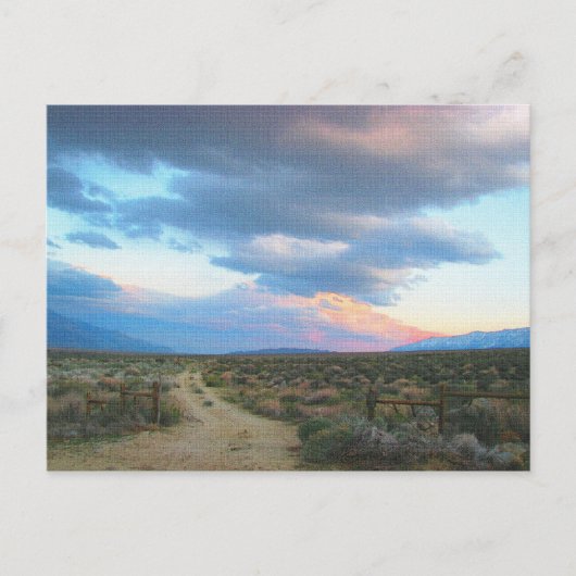 Eastern Sierra Landscape - Owens Valley Briefkaart (Voorkant)