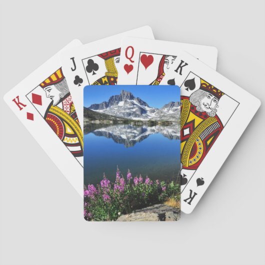 Eastern Sierra Mountains Pokerkaarten (Achterkant)