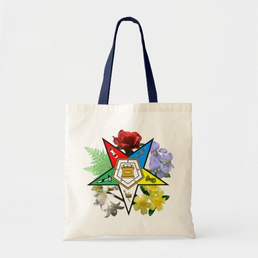 Eastern Star Floral Emblem tas (Voorkant)