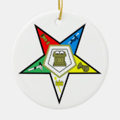 Eastern Star Keramisch Ornament (Voorkant)