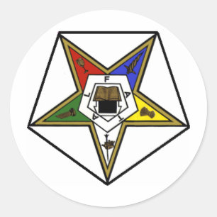 Eastern Star Producten Ronde Sticker