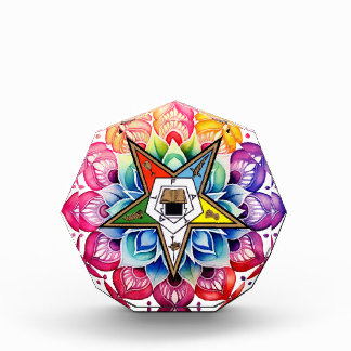 Eastern Star Rainbow Mandala Photo Block Fotoblokken