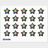 Eastern Star Shaped Sticker (Vel)
