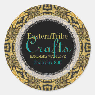Eastern Tribal Sparkle Business Product Sticker