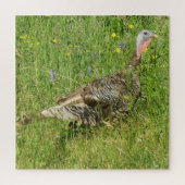 Eastern Wild Turkey Hen Puzzle (Vertical)