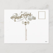 "EASTERTIDE EGG RIDE" BUNNY FEESTDAGENKAART (Achterkant)