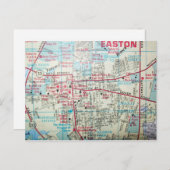 EASTON MD,  Map Briefkaart (Voorkant / Achterkant)