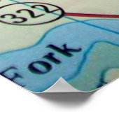 Easton, MD  Map Poster (Hoek)