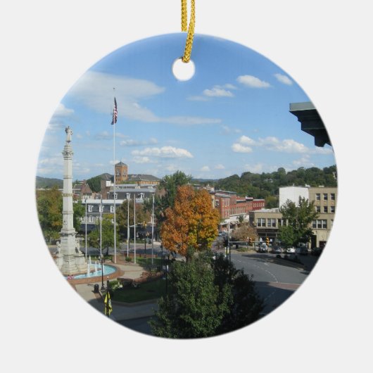 Easton PA Keramisch Ornament (Voorkant)