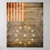 Easton Pennsylvania Flag Poster (Voorkant)