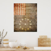 Easton Pennsylvania Flag Poster (Keuken)