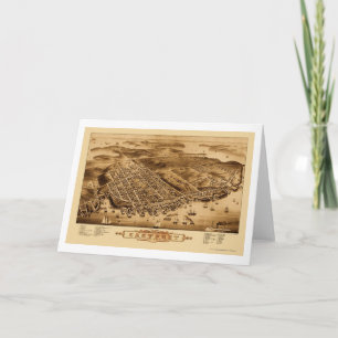 Eastport, JE carte panoramique - 1879