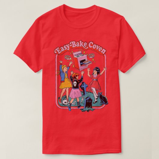 Easy Bake Coven Retro Grappige Halloween 90s GIft T-shirt (Design voorkant)