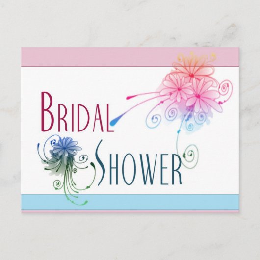 Easy Bridal Shower Invitation Briefkaart (Voorkant)