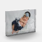 Easy Creëer Photo met naam in Elegant Script Fotoblokken (Links)