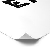 Easy Crumb Easy Go Funny Bread Pun Poster (Hoek)