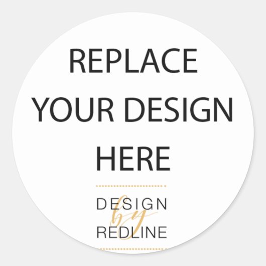Easy CUSTOM imprimer votre autocollant conception (Devant)