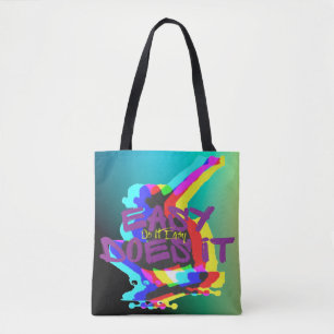 Easy Does It Doe Het Easy Skateboard Grafisch Draagtas