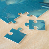 Easy Fun Blue Kinder Shark Legpuzzel (Zijkant)