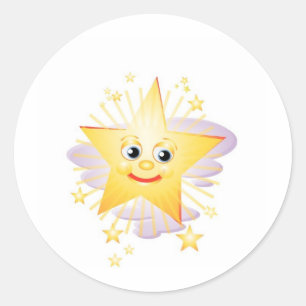 Easy Going Shining Star Ronde Sticker
