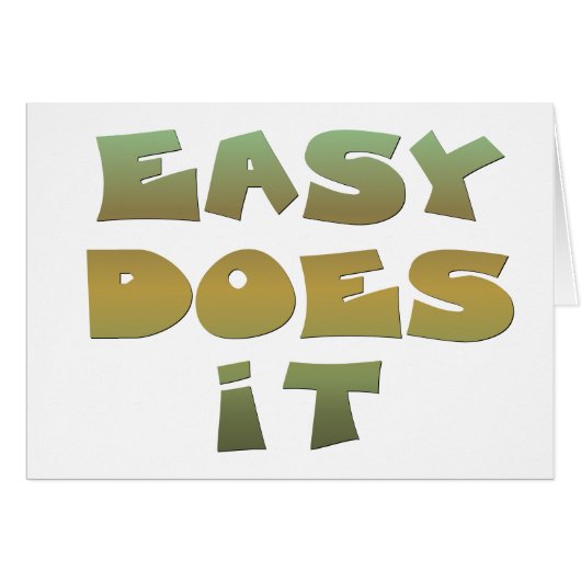 Easy It Recovery Slogan Citation Vert Or Texte (Devant horizontal)