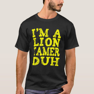 EASY LION TAMER HALLOWEEN KOSTUUM Lazy Last Minute T-shirt
