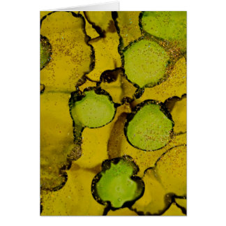 Easy Peasy - Abstracte geverfde inkt groene cirkel