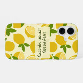 Easy Peasy Lemon Squeezy iPhone 16 Hoesje (Achterkant horizontaal)