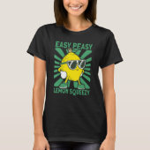Easy Peasy Lemon Squeezy Lemonade Stand Crew T-shirt (Voorkant)