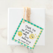 Easy Peasy Lemon Squeezy Teacher Dank u Label (In situ)