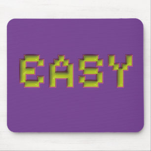 EASY Retro Pixel Art Gaming Muismat - 3D Neon De